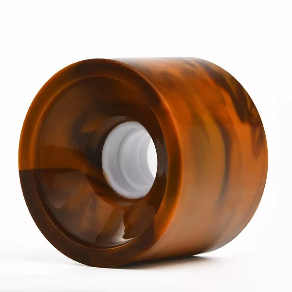 Mixed color Custom Brand Precio de Patinetas de 4 Ruedas PU Wheel Skateboard 65mm Longboard and cruiser skate board wheels