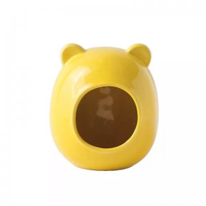 Ceramic hamster sleeping house pet lover