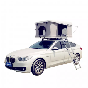 Outdoor camping foldable tent hard shell roof top tent