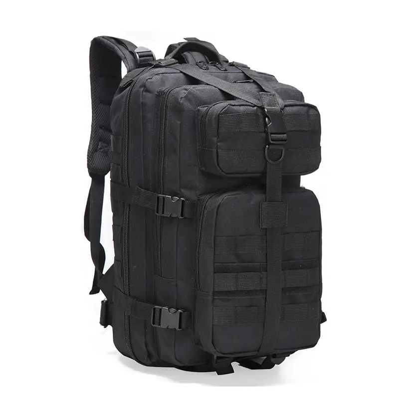 35L Medium Black Waterproof Shoulder Climbing Tactical Hiking Backpack Featured Image