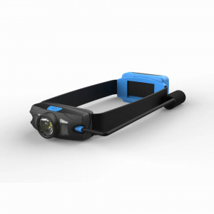 Charging headlights are used to run camping outdoors