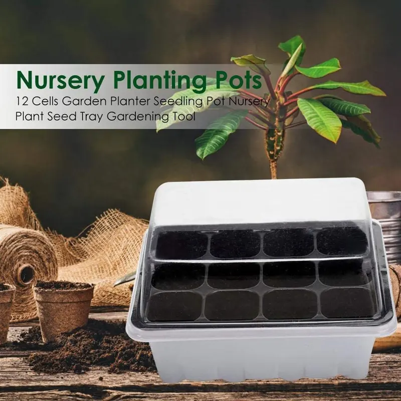 Gardening supplies 3-piece set with dome humidity control temperature for cells cultivation