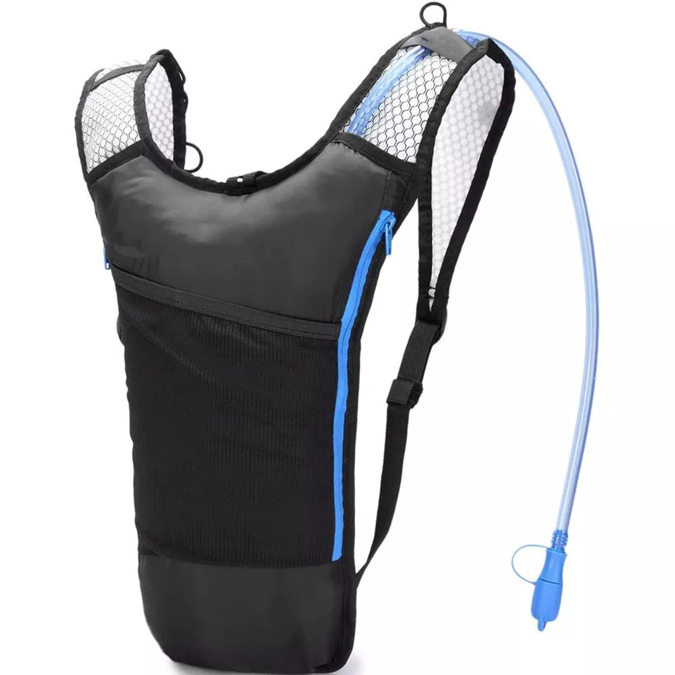 Waterproof laser PU holographic hiking running carnival water bladder backpack Featured Image