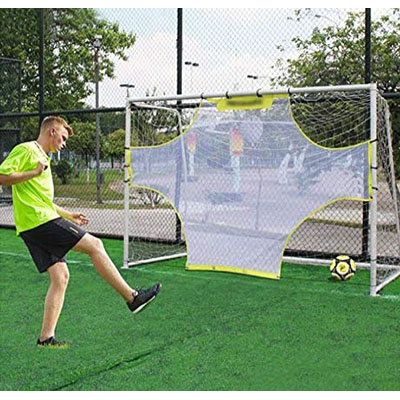 Soccer Target Wall Net for Goal – Pro Solo Practice Training Equipment Improve Kick, Agility, Shooting Drill Skills