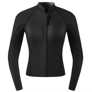 Customized Stretch Neoprene Swimming Jackets Tops Wetsuit