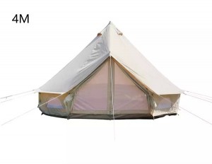 DANCHEL OUTDOOR High quality 4m Oxford Heavy Duty bell tent beach tent camping tent