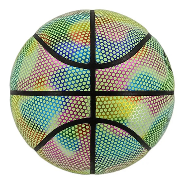 Customize logo size Glowing Basketball outdoor Laminated Basketball ball Featured Image