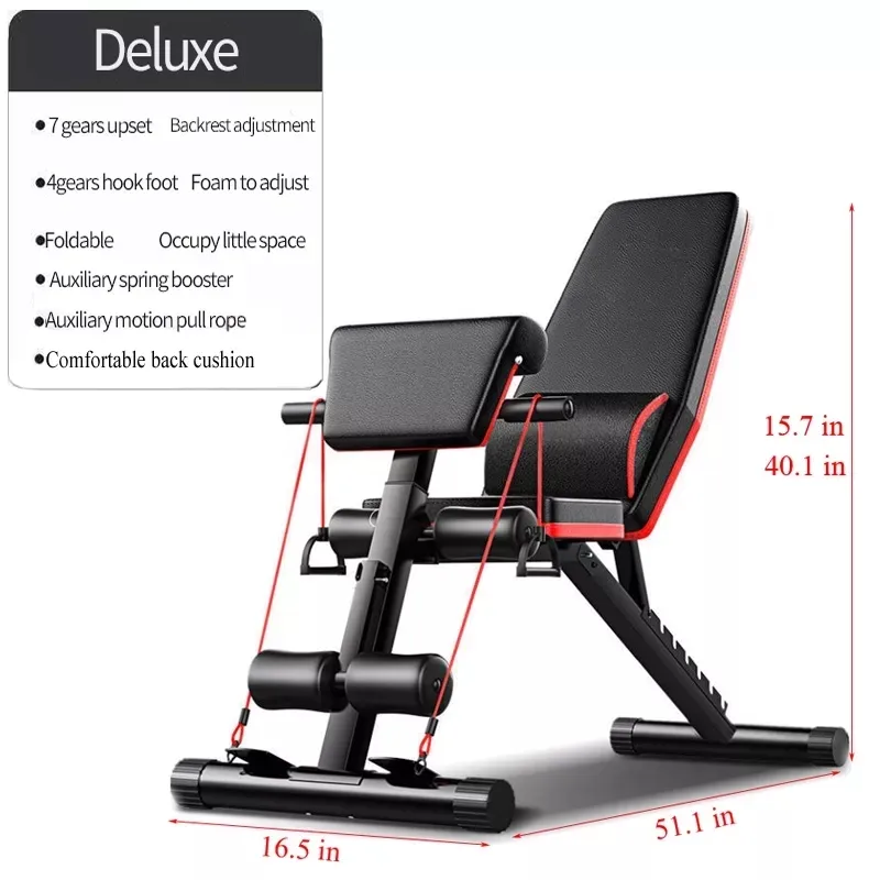 Adjustable dumbbell weight stool with foldable stool