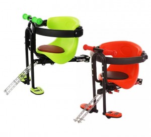 Child Bike Seat Bicycle Front Mount Baby Carrier With Handrail For Kids Toddler Front Mounted Child Bike Seat