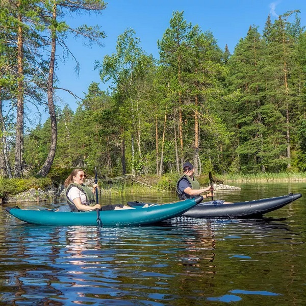 Professional Fishing Kayak of Rowing Boat 2 man Inflatable Kayak for sale