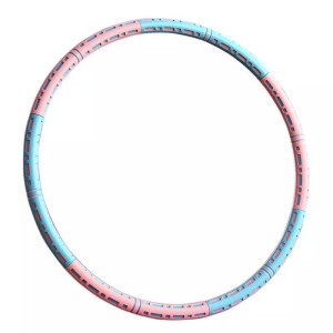 3 Colors Stainless Steel Foam Hoops Weighted Body Building Hula Ring
