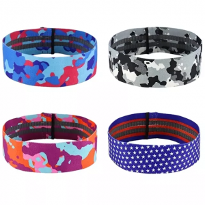 Non-slip fabric resistance band 