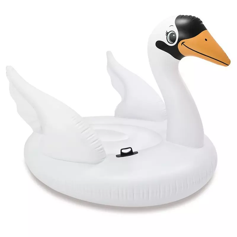 Pool inflatable giant swan island ride, floating swan mount, water play equipment Featured Image