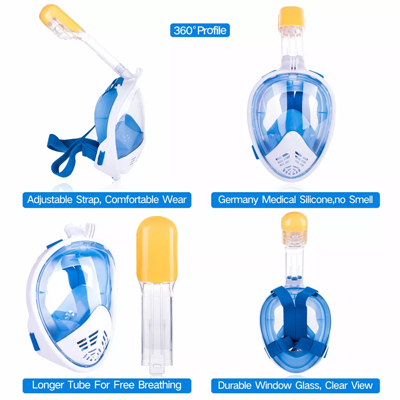 Custom diving mask factory provides new fashion diving equipment