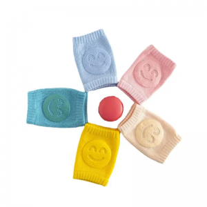 baby Cheap Cute Protector Love Smile Anti Slip Baby Crawling Elbow And Knee Pads Cotton Baby Knee