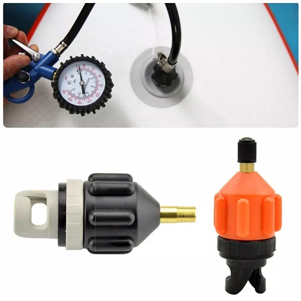 Durable Rowing Adaptor Wear Nylon Kayak Inflatable Pump Adapter for Board Kayak Boat Accessories