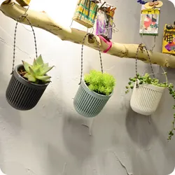 Hanging basket flower pot, plastic soft flowerpot for garden, plastic garden product flowerpots for nurseries