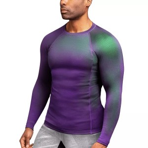 Men Rash Guard Long Sleeve Shirt Set Base Layer Bjj Rash Guard for Women UV/SPF Shirt Swim Shirts Neoprene Compression Rashguard