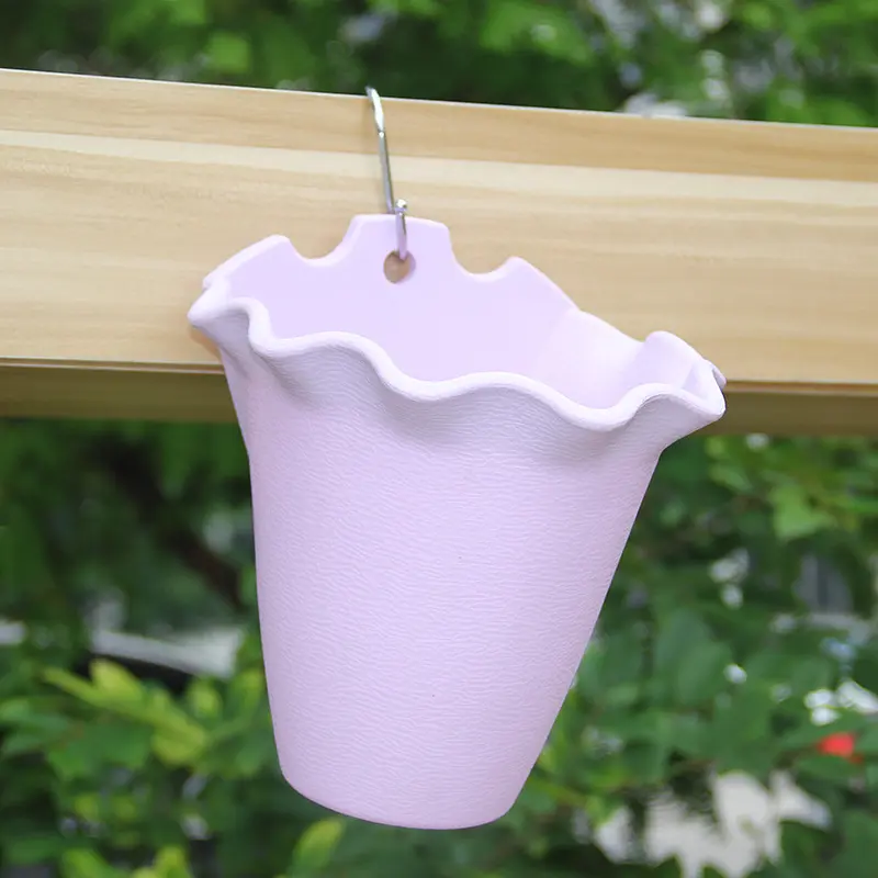 Flower Pots Creative Verona European-Style Wall Hanging Basin Candy Color Balcony Railings