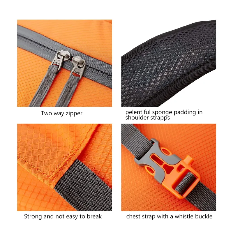 Large Capacity Ultralight Waterproof Folding Outdoor Leisure Camping Travel Bag Hiking Backpack