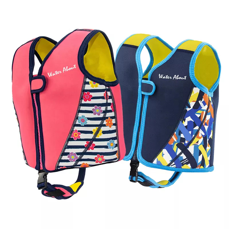 Custom Children Swimming Pool Accessories Cartoon Kids Floating Vest Child Life Jacket Buoyancy Vest Water Kids Swimm Vest
