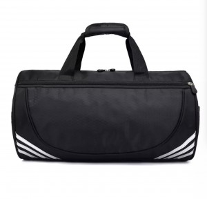 Custom Print Women Men Sports Gym Bag Travel Duffel Bag With Wet Pocket & Shoes Compartment Sports Bags