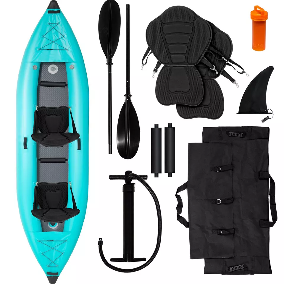 Pedal boat fishing kayak with rudder system 10 feet