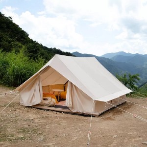 Popular high quality cheap foldable family camping large 4 season tent