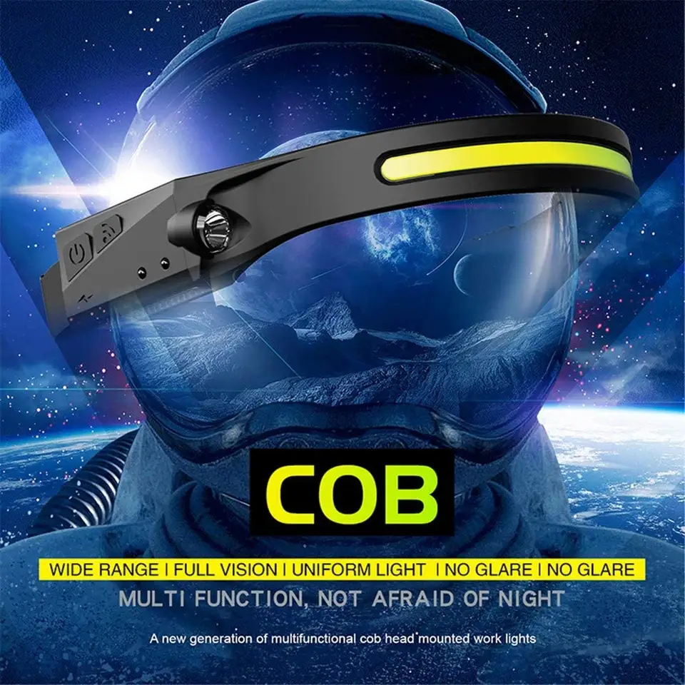 LED headlightsUSB charging COB headlights