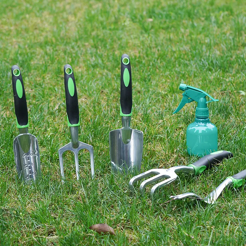 Combination Hardware Weeder Rake Shovel Trowel Rake Hoe Shovel Garden Tool With Wooden Handle Gardening Hand Tools Featured Image