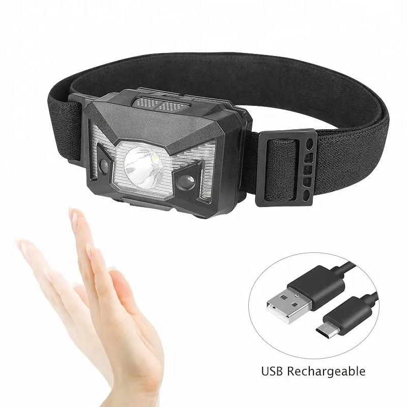 Camping charging LED headlights with cooling function