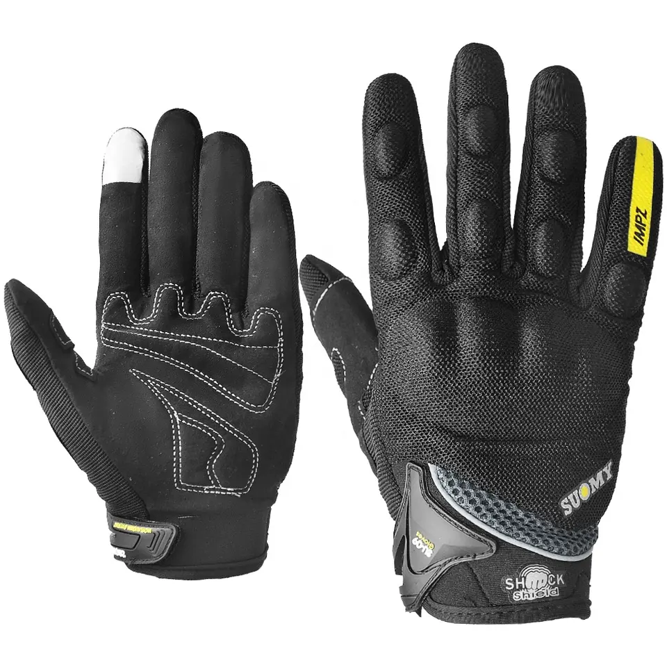 Gloves Breathable Summer Motorcycle Gloves Shockproof Full Finger Cycling Guantes Moto Luvas Motocross Motorbike Gloves Featured Image