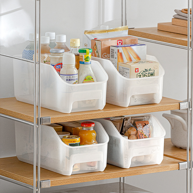 Fruit and vegetable refrigerator storage box wholesale plastic PP transparent rectangular drawer type frozen food preservation box