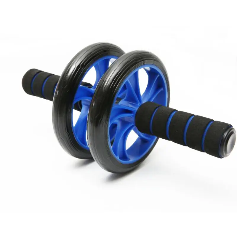 Fitness trainer wheel double wheel roller AB wheel