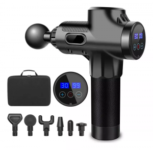 Portable mini muscle massage gun deep tissue vibration pocket massage gun