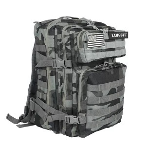 Outdoor hiking trekking hunting travel backpack 45L large capacity gym fitness tactical backpack