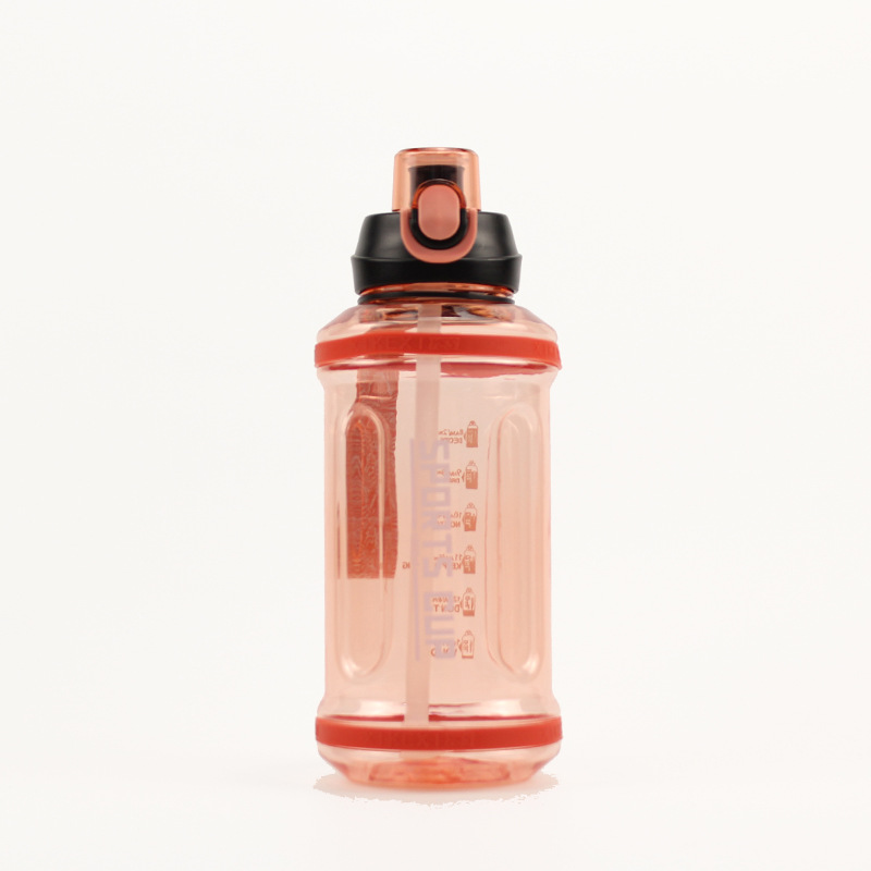 Large capacity portable bomb cap, direct drinking ton ton pot, men’s and women’s outdoor convenient plastic water bottle, ton cup, water cup, space cup