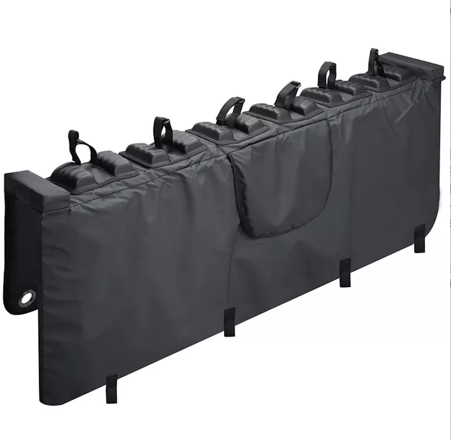 High Quality Tailgate Bike Cover with Utility Ring with Secure Frame Straps Carry up to Six Bikes Tailgate Bike Pads Featured Image