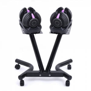 Adjustable dumbbell stand