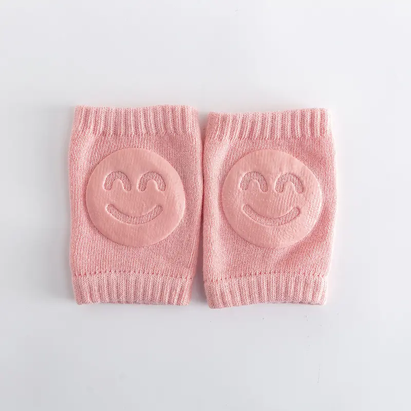 baby Cheap Cute Protector Love Smile Anti Slip Baby Crawling Elbow And Knee Pads Cotton Baby Knee