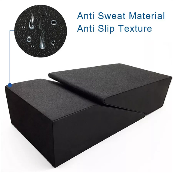 Multi Purpose Adjustable Non-Slip Squat Wedge Blocks Yoga Wedge Blocks for Heel Elevated Squat Weightlifting