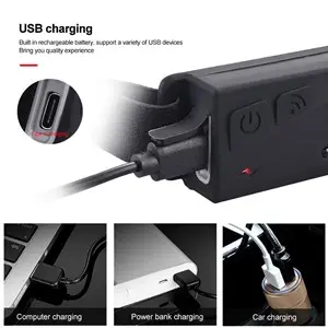 LED headlightsUSB charging COB headlights