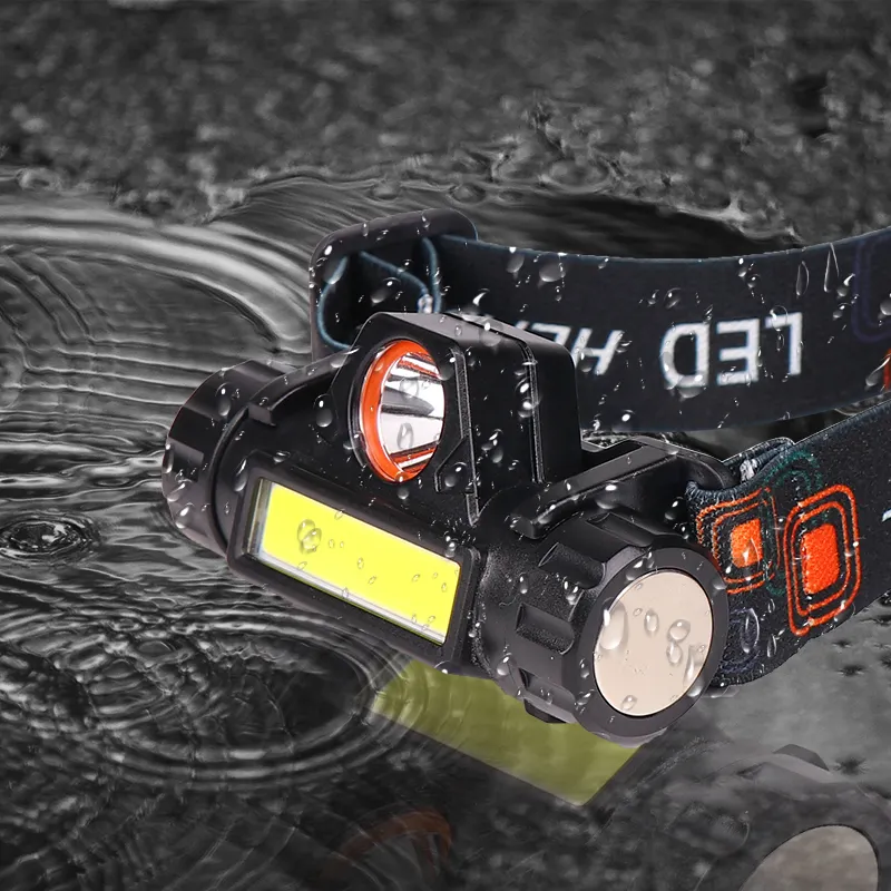 Multi-function USB charging LED COB headlight