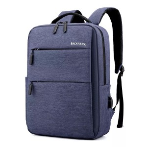 Large Capacity Multifunction Nylon Usb Charger Bag Anti theft Smart Business Travel Laptop Backpack With Usb Charging Port