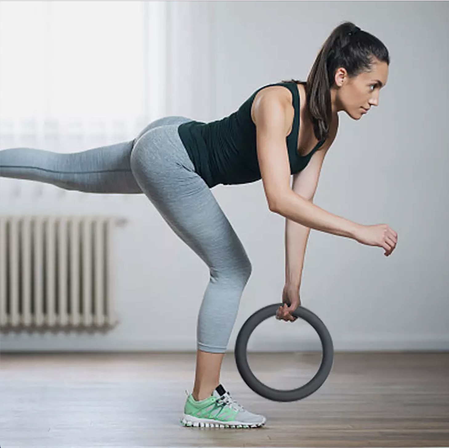 Motion&Life Pilates Power Circle Outwork Power Ring Silicone Fitness Body Building Dumbbell Ring