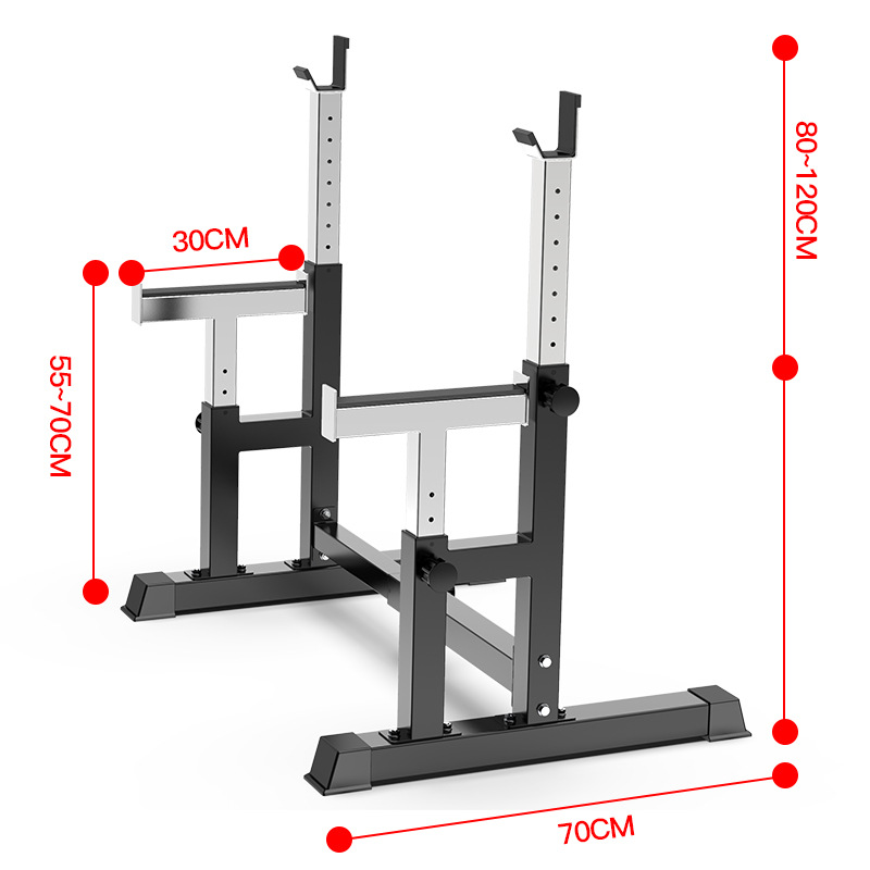 Multifunctional weight bed indoor fitness equipment