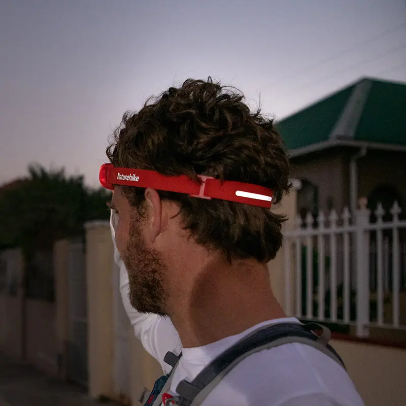 Run lightly, adjust the sweat control head, and lead the headlight