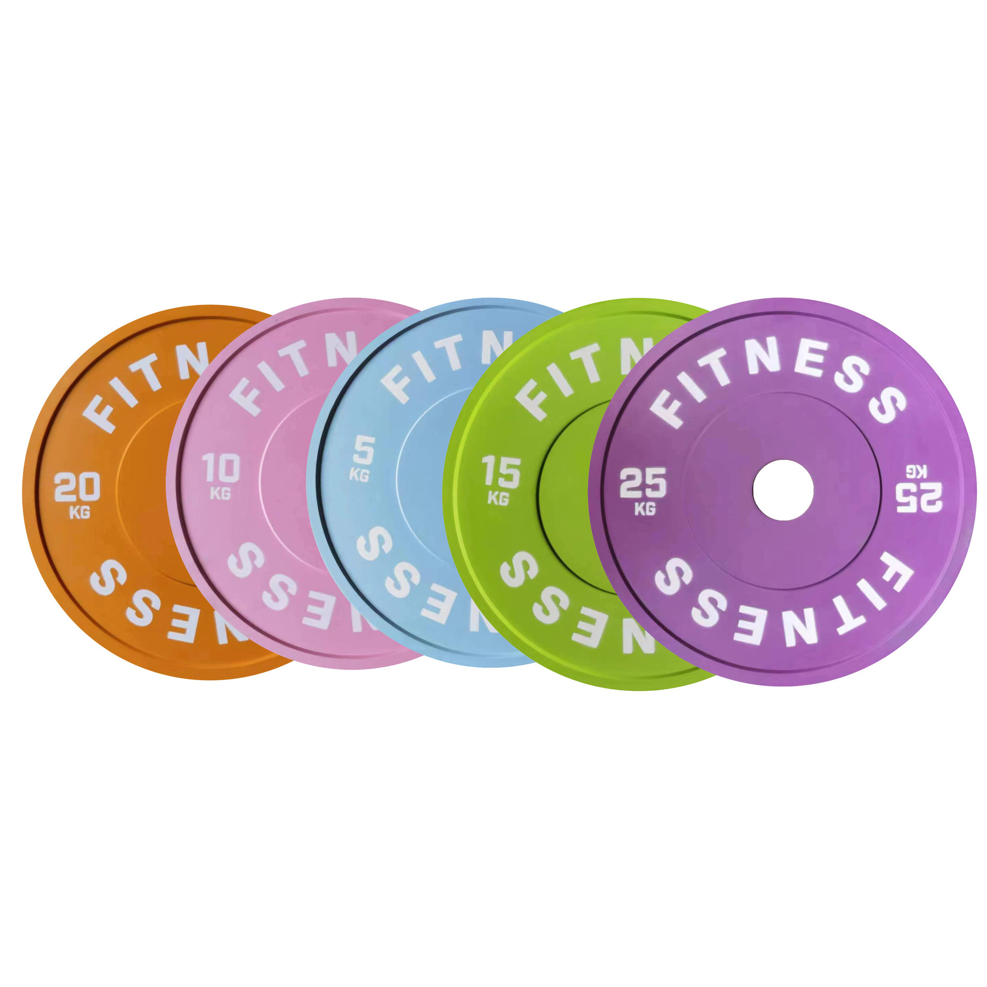 Caron color barbell sheet, large hole home fitness weight piece