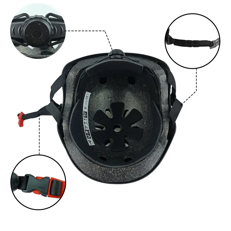 Construction Gel Heavy Duty Comfortable Anti-slip Foam Knee Elbow Hand Pads Skateboard Cycling Helmet