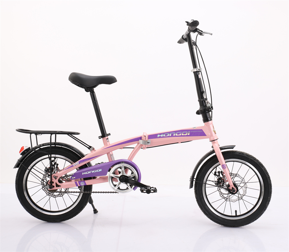 Steel Frame Folding Bike Reliable Quality Bicycle for Men Portable Adult Bikes for Men Women